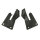 Quarter window pillar-post seals. 67-76 Mopar A-body 2-door hardtop, fastback and convertible. Does not fit Duster/Demon/Dart Sport. Replaces OEM#s 2486122 and 2486132. EPDM rubber with corrosion-resistant steel cores. Pair. R&L.
