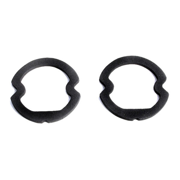 Tail-light Lens Gaskets.  Made of black sponge.  Pair