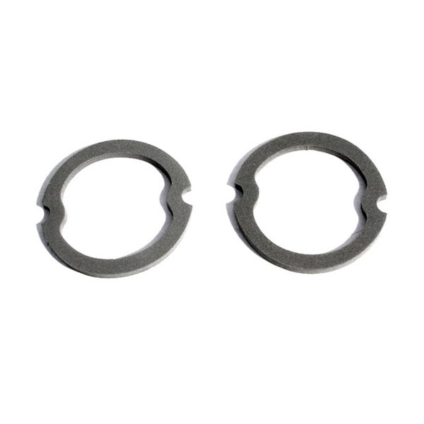 Park light Lens Gaskets.  Made of gray sponge.  Pair