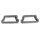 Back-up Light Lens Gaskets.  Made of gray sponge.  Pair