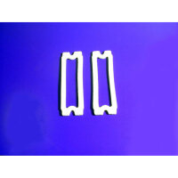 Park Light Lens Gaskets.  Made of white sponge.  Pair