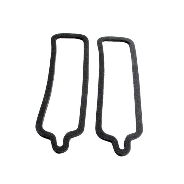 Tail-light Lens Gaskets.  Made of black sponge.  Pair
