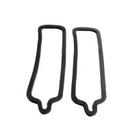 Tail-light Lens Gaskets.  Made of black sponge.  Pair