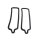 Tail-light Lens Gaskets.  Made of black sponge.  Pair