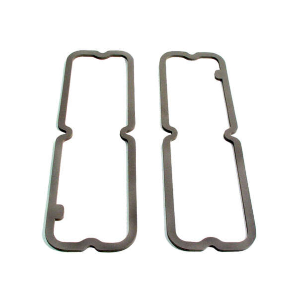 Inner Tail-light Lens Gaskets.  Gray sponge with adhesive backing.  See MB 82 for Outer Tail-light Gaskets.  These parts work together on the same tail-light housing.  4" wide X 13" long.  Pair