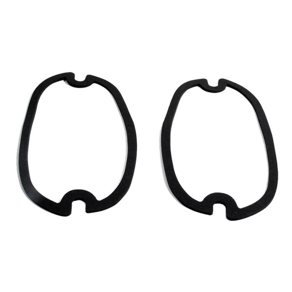 Tail-light Lens Gaskets. For convertibles.  Made of black sponge.  3-3/4" X 7-5/16".  Pair