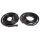 Molded Door Seals.  Made with molded ends, steel cores and clips.  For fastback and convertible. Each 10 long. Pair R&L