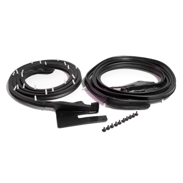 Molded Door Seals for 2-Door Hardtops and Convertibles.  Made with molded ends and clips.  Nice reproduction.  Pair R&L
