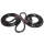 Molded Door Seals.  For 2-door coupe and hatchback.  Pair R&L