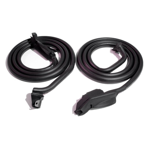 Molded Door Seals with Molded Ends and Clips.  Pair R&L