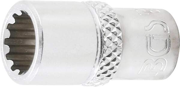 Steckschlüssel-Einsatz Gear Lock | Antrieb Innenvierkant 6,3 mm (1/4") | SW 8 mm