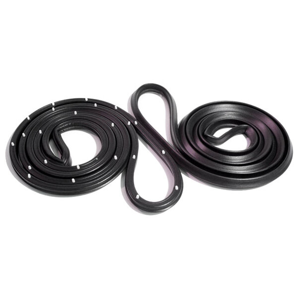 Molded Door Seals, with Clips.  For 4-door sedan and wagon.  Pair R&L