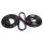 Molded Door Seals, with Clips.  For 4-door sedan and wagon.  Pair R&L
