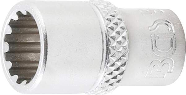 Steckschlüssel-Einsatz Gear Lock | Antrieb Innenvierkant 6,3 mm (1/4") | SW 9 mm