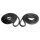 Molded Door Seals, with Clips.  For 2-Door Sedan.  Pair R&L