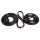 Molded Door Seals with Clips.  For 2-Door Sedan.  Pair R&L