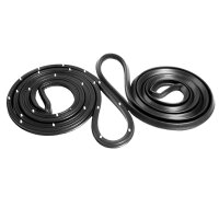 Molded Door Seals with Clips.  For 2-Door Sedan.  Pair...