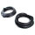 Molded Door Seals with Clips.  For 2-door sedan with "B" pillar post.  Pair