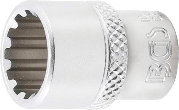 Steckschlüssel-Einsatz Gear Lock | Antrieb Innenvierkant 6,3 mm (1/4") | SW 12 mm