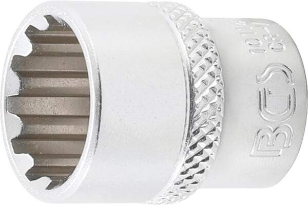 Steckschlüssel-Einsatz Gear Lock | Antrieb Innenvierkant 6,3 mm (1/4") | SW 14 mm
