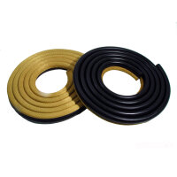 Front Door Seals for 4-Door Sedan. Green/Gold. 22.5 Feet...