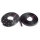 Molded Door Seals with Clips, without Molded Ends.  For 2-door hardtop and convertible.  Each 108" long.  Pair R&L
