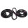 Molded Door Seals with Clips.  For 2-Door Station Wagon, and some 2-Door Sedan/Sedan Delivery Models.  165" long each. Pair R&L