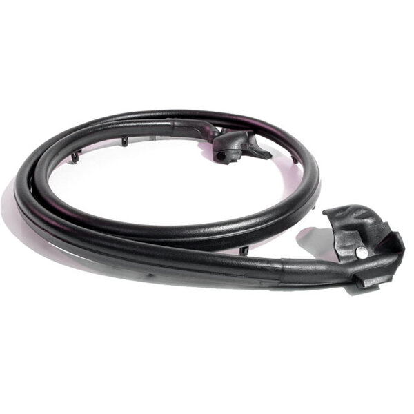 Half Door Seal with Clips and Molded Ends.  For right (passenger) side only.  Each