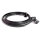 Half Door Seal with Clips and Molded Ends.  For left (drivers) side only.  Each