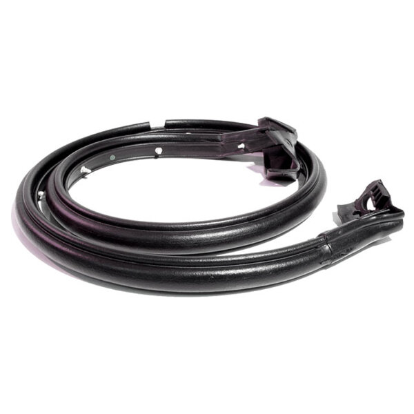 Half Door Seal with Clips and Molded Ends.  For right (passenger) side only.  Each