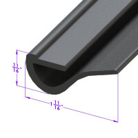 Door Bottom Seal.  Fits Coupes, Tudor Sedans and other...