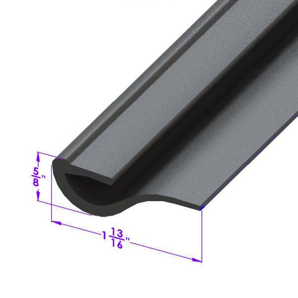 Door Bottom Seal, for 4-Door Sedans.  Sold by the foot