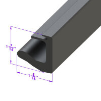 Roof Rail Seals.  No steel insert.  May fit some models....