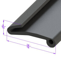 Fender Skirt Seal.  Sold by the foot