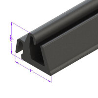 Roof Rail Seal, for Convertibles and Hardtops (early...