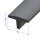 Side window seal. Dense rubber. No metal core. 1 in. W x 5/8 in. H. Per foot.