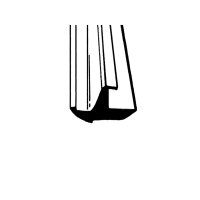 Swing-Out Windshield Seal.  Sold by the foot