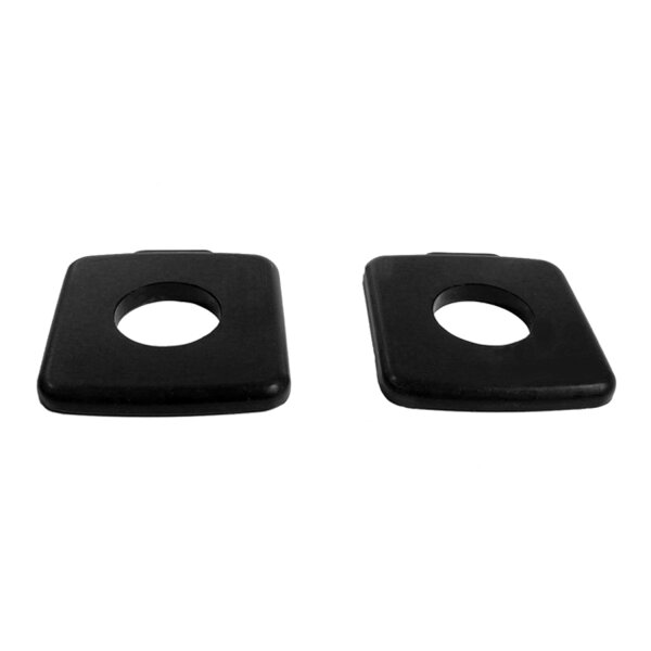 Windshield Post Bases.  2-7/16" X 2-5/8", 1" I.D.  Pair R&L
