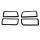 Upper and Lower Tail-Light Mounting Base Pads.  4-Piece Set.  R&L