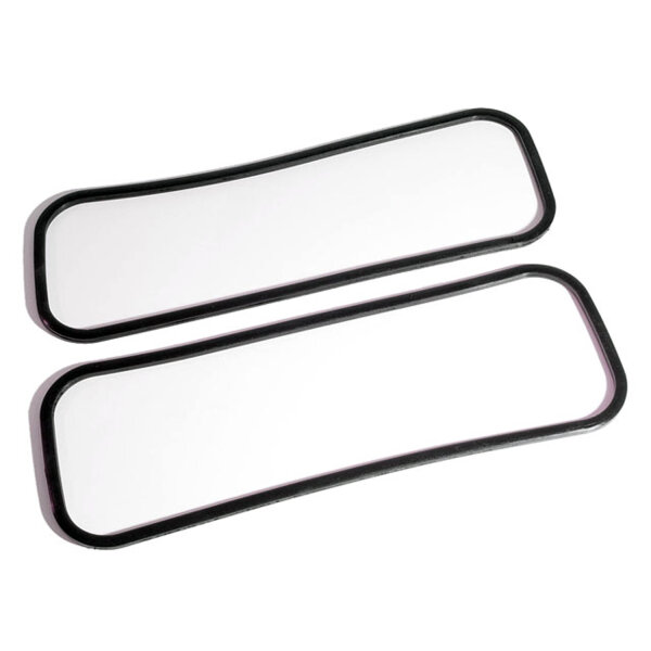 Outer Tail-light Gaskets.  Made of soft molded rubber.  See LG 8100-110 for Inner Tail-light Lens Gaskets (Parts work together on same tail-light housing). 15" x 5".  Pair