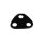 License Bracket Holder Pad.  2-5/8" wide X 2-1/4" long.  Each