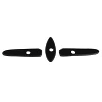 Hood Emblem Pads.  3-1/5" X 3/4" R&L pads....