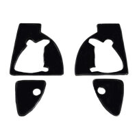 Door Handle Beaded Mounting Pad Set.  3-1/8" wide X...