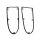 Tail-light Housing to Body Pads.  6-3/8" wide X 14-1/8" long.  Pair