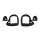 Door Handle Pads.  2-3/8" long & 1-1/8" long.  Set R&L