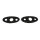 Headlight Bar Pads.  1-5/8" wide X 3-5/8" long.  Pair