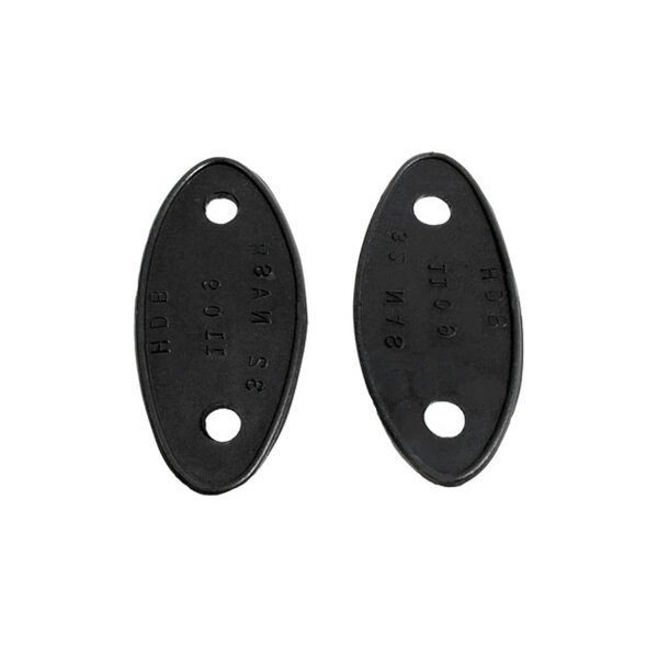Headlight Bar Pads.  2-1/8" wide X 4-1/2" long.  Pair