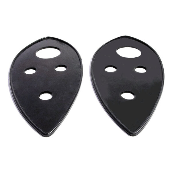 Front Fender Side Light Pads.  2-3/4" wide X 6-3/8" long.  Pair
