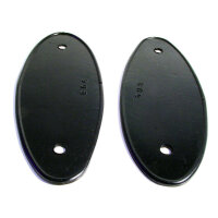Headlight Pads.  3" wide X 8-1/8" long.  Pair