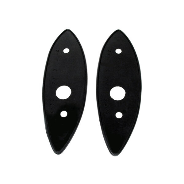 Headlight Pads.  3-1/8" wide X 9-3/4" long.  Pair